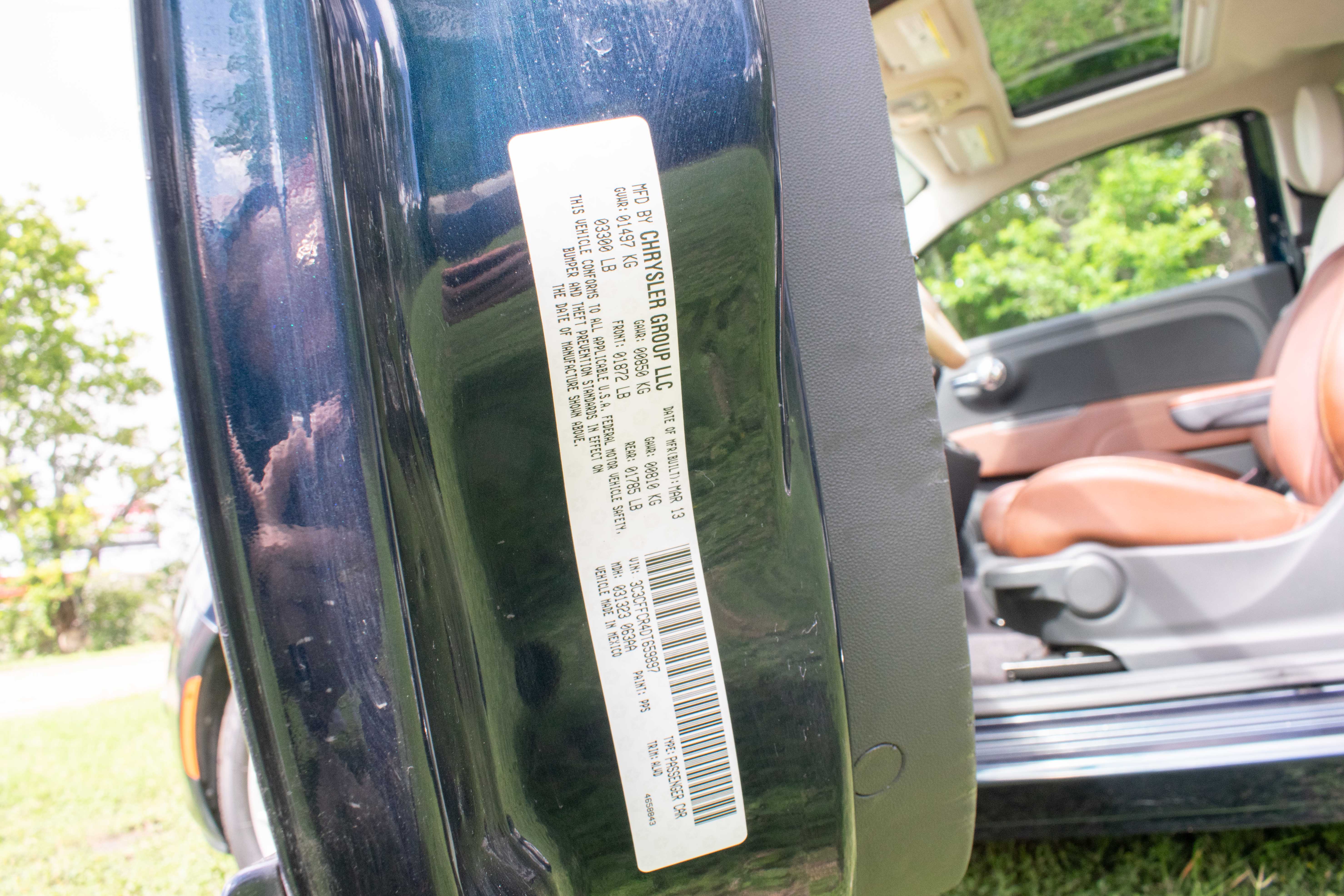 2013 Fiat 500 Lounge photo 22